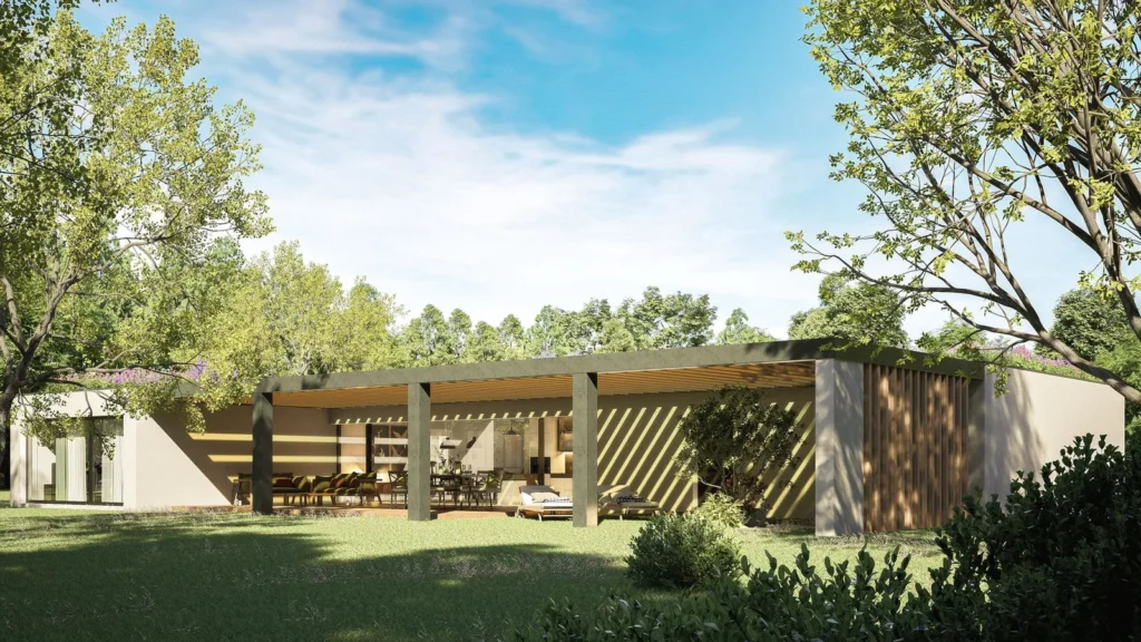 Pergola Haus Ida, Visualisierung