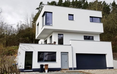 Flachdacht Modern Haus Familienahus TBG Hof Flachdacht Modern Haus Familienahus TBG Hof